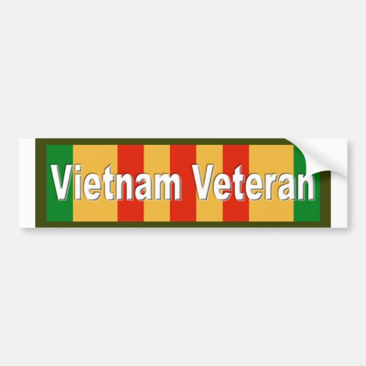 Vietnam Veteraan Bumpersticker (Voorkant)