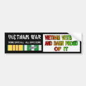 vietnam veteraan bumpersticker (Voorkant)