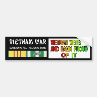 vietnam veteraan bumpersticker