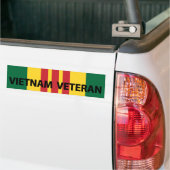 Vietnam Veteraan Bumpersticker (Op Truck)
