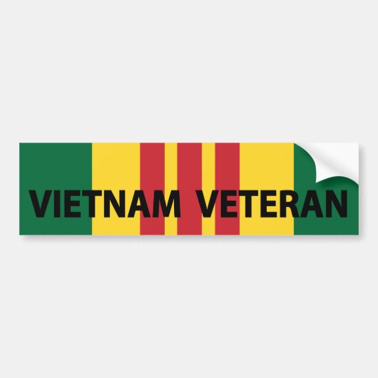 Vietnam Veteraan Bumpersticker (Voorkant)