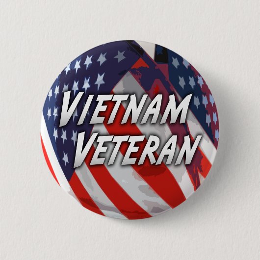 Vietnam Veteraan-Button Ronde Button 5,7 Cm (Voorkant)