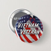 Vietnam Veteraan-Button Ronde Button 5,7 Cm (Voorkant /achterkant)