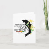 Vietnam veteraan die de oorlog hebben gezien kaart (Voorkant)