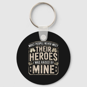 Vietnam Veteraan Dochter Raised Eagle Badge Meeste Sleutelhanger