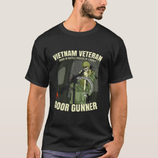 VIETNAM VETERAAN DOOR GUNNER T SHIRT