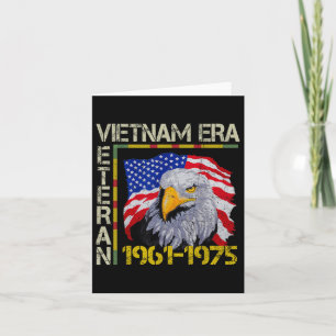 Vietnam Veteraan Era 1961 1975 Herdenkingsvlag Kaart