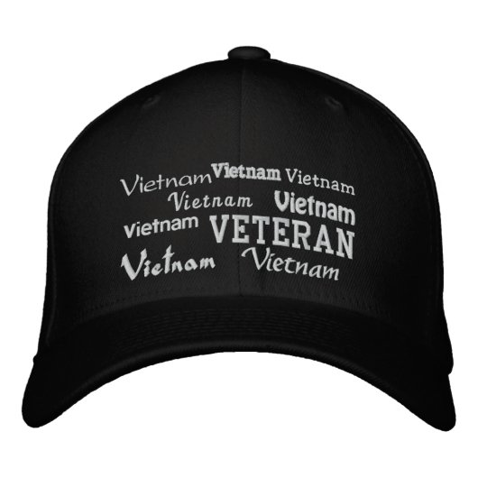 Vietnam Veteraan - Geborduurd Pet (Voorkant)