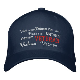 Vietnam Veteraan - Geborduurd Pet