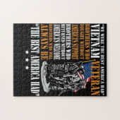 Vietnam Veteraan het beste Amerika had Shirt gekoc Legpuzzel (Horizontaal)