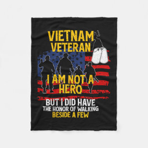 Vietnam veteraan, ik ben geen held, veteraan fleece deken