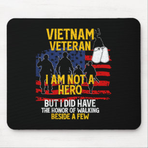 Vietnam veteraan, ik ben geen held, veteraan muismat