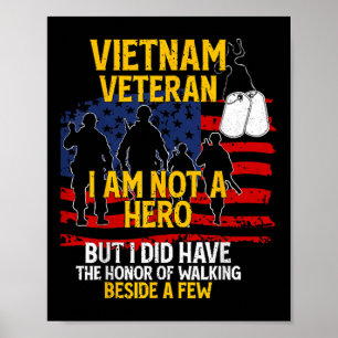 Vietnam veteraan, ik ben geen held, veteraan poster