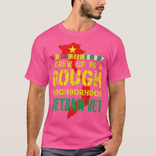 Vietnam Veteraan Ik ben opgegroeid in een ruwe buu T-shirt