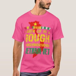 Vietnam Veteraan Ik ben opgegroeid in een ruwe buu T-shirt
