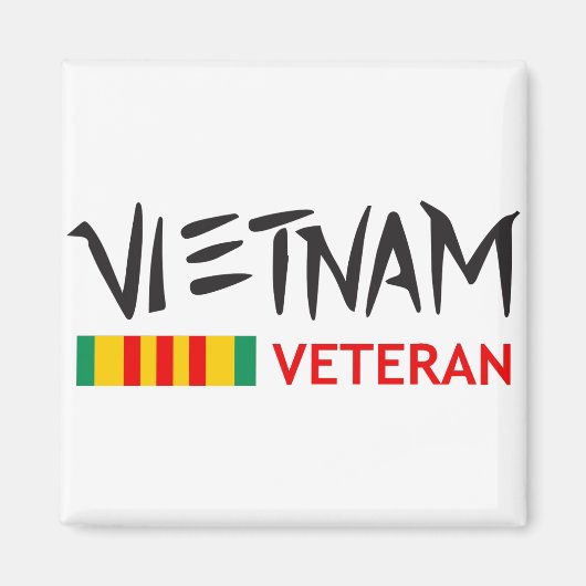 Vietnam Veteraan Magneet (Voorkant)