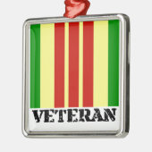 Vietnam Veteraan Metalen Ornament (Links)