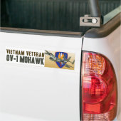 Vietnam Veteraan Mohawk Bumpersticker (Op Truck)