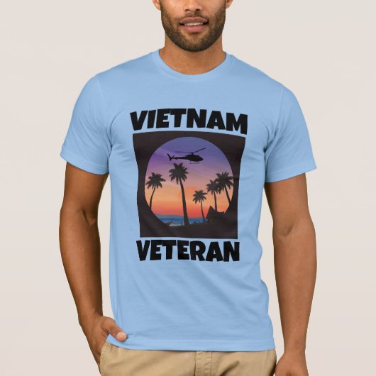 VIETNAM VETERAAN RETRO T-SHIRTS (Voorkant)
