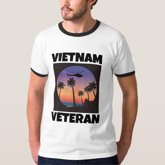 VIETNAM VETERAAN RINGER T-SHIRTS (Voorkant)