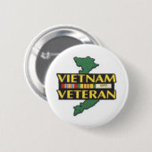 Vietnam Veteraan Ronde Button 5,7 Cm (Voorkant /achterkant)