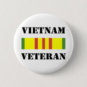 vietnam veteraan ronde button 5,7 cm (Voorkant)
