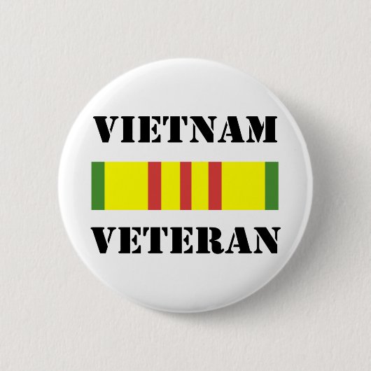vietnam veteraan ronde button 5,7 cm (Voorkant)