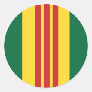 Vietnam Veteraan Ronde Sticker