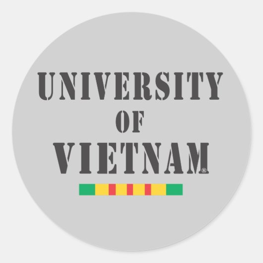 Vietnam veteraan stencil sticker (Voorkant)