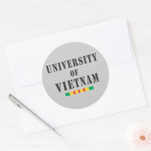 Vietnam veteraan stencil sticker (Envelop)