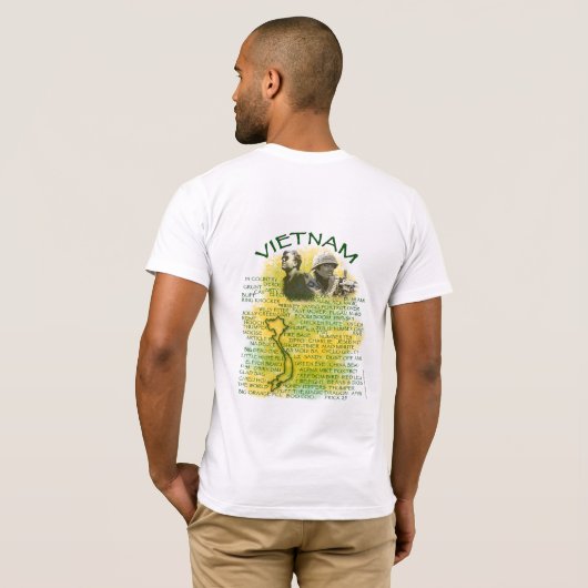 Vietnam Veteraan T-shirt (Achterkant volledig)