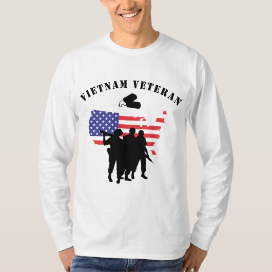Vietnam Veteraan T-shirt (Voorkant)