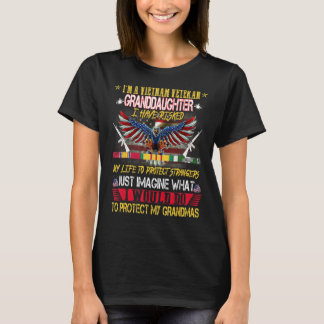 Vietnam Veteraan T - shirts Grandmas Proud Vet Gra