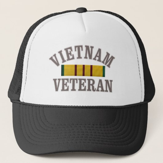 VIETNAM VETERAAN Trucker Hoed Pet (Voorkant)