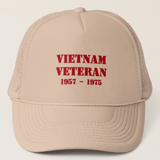 Vietnam Veteraan Trucker Pet (Voorkant)