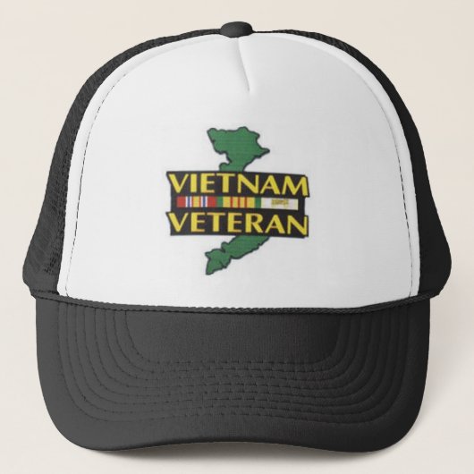 Vietnam Veteraan Trucker Pet (Voorkant)