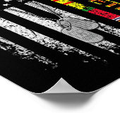 Vietnam Veteraan Vlag Memorial Patriotic Poster (Hoek)