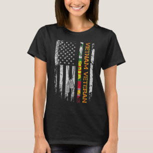 Vietnam Veteraan Vlag Memorial Patriotic T-shirt
