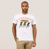 Vietnam Veteraan Warrior T-shirts (Voorkant volledig)