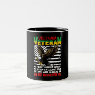 Vietnam-veteraan We zullen altijd het beste zijn v Tweekleurige Koffiemok