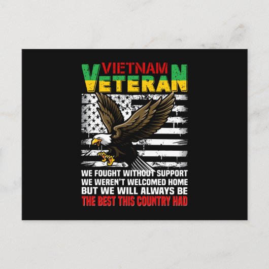 Vietnam-veteraan We zullen altijd het beste zijn v Uitnodiging Briefkaart (Voorkant)