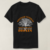 VIETNAM VETERAN AGENT ORANJE DOOD T-SHIRT (Design voorkant)