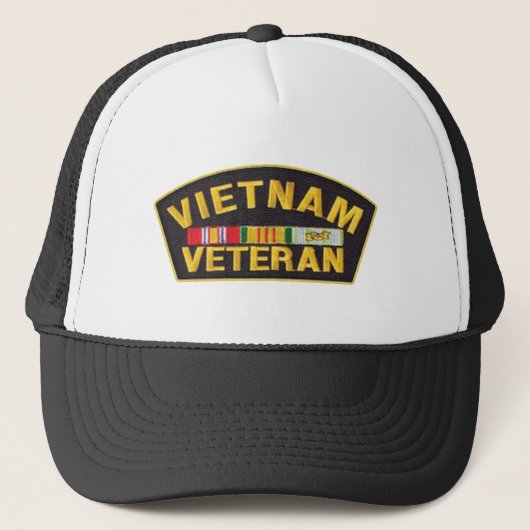 VIETNAM VETERAN AMERICAN HEROES GEAR TRUCKER PET (Voorkant)