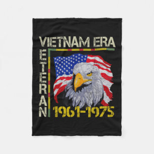 Vietnam Veteran Era 1961 1975 Memorial Flag Fleece Deken