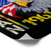 Vietnam Veteran Era 1961 1975 Memorial Flag Poster (Hoek)