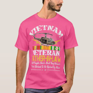 Vietnam Veteran FatherInLaw Raised By My Hero Mil T-shirt