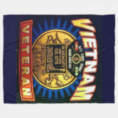 VIETNAM VETERAN FLEECE DEKEN (Voorkant (Horizontaal))