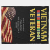 VIETNAM VETERAN FLEECE DEKEN (Voorkant (Horizontaal))