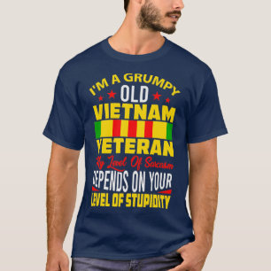 Vietnam Veteran Funny Vietnam Veterans citeert Vie T-shirt