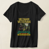VIETNAM VETERAN IK ZAL NOOIT T-SHIRT (Laagn)